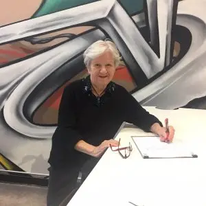 Marilyn at Desk